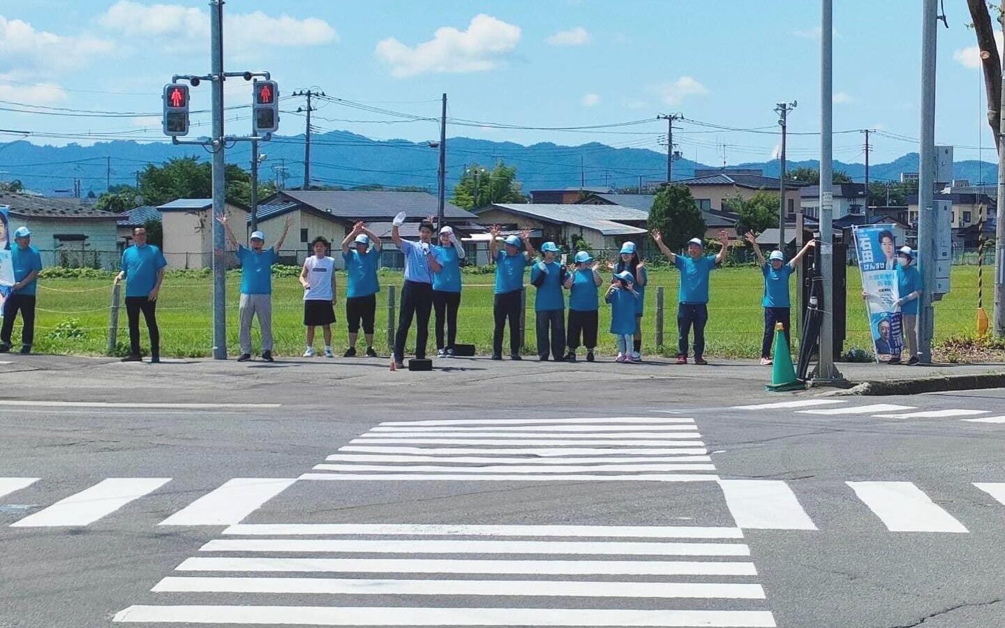 本日の街頭活動です！
