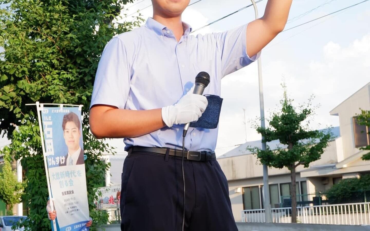 昨日の街頭活動です。今日のはまた別投稿で！