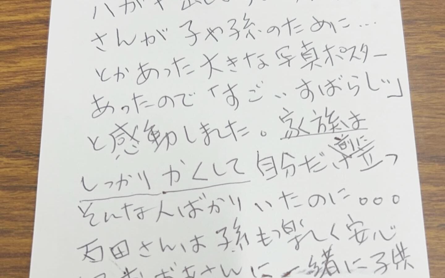 手紙やメールが毎日届く。