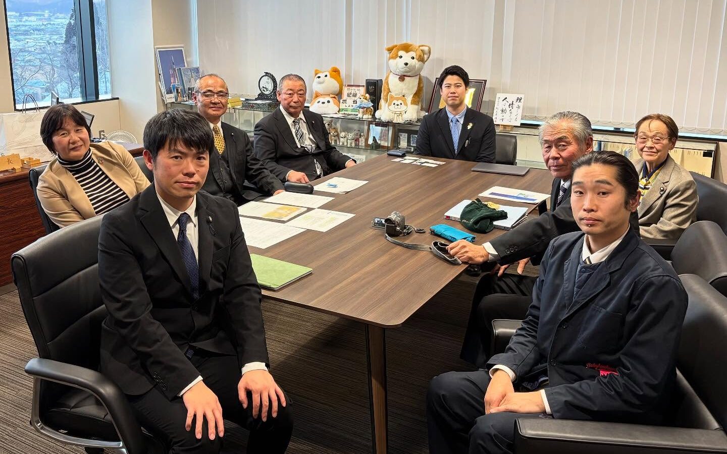 岩手県矢巾町議会の皆さまが視察に来られました。