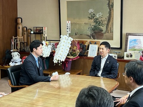 【秋田県庁へ正式訪問】