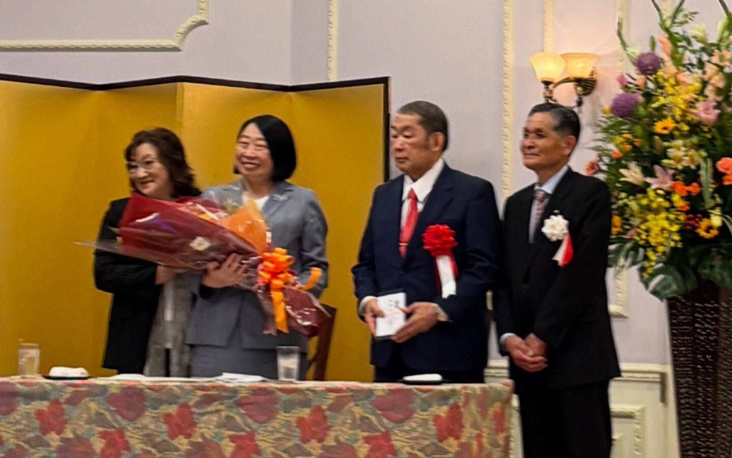 前衆議院議員の金田勝年先生「感謝の会」に出席させていただきました。