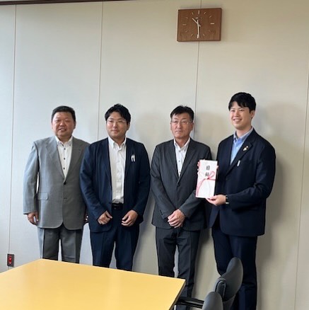 このたび、大館市役所に対して3社の企業様よりご寄付をいただきました。