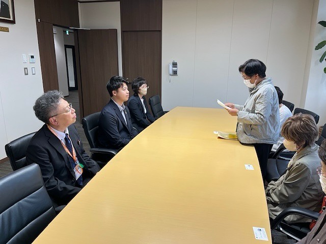 【大館地区結核予防婦人会の皆さんが来庁】