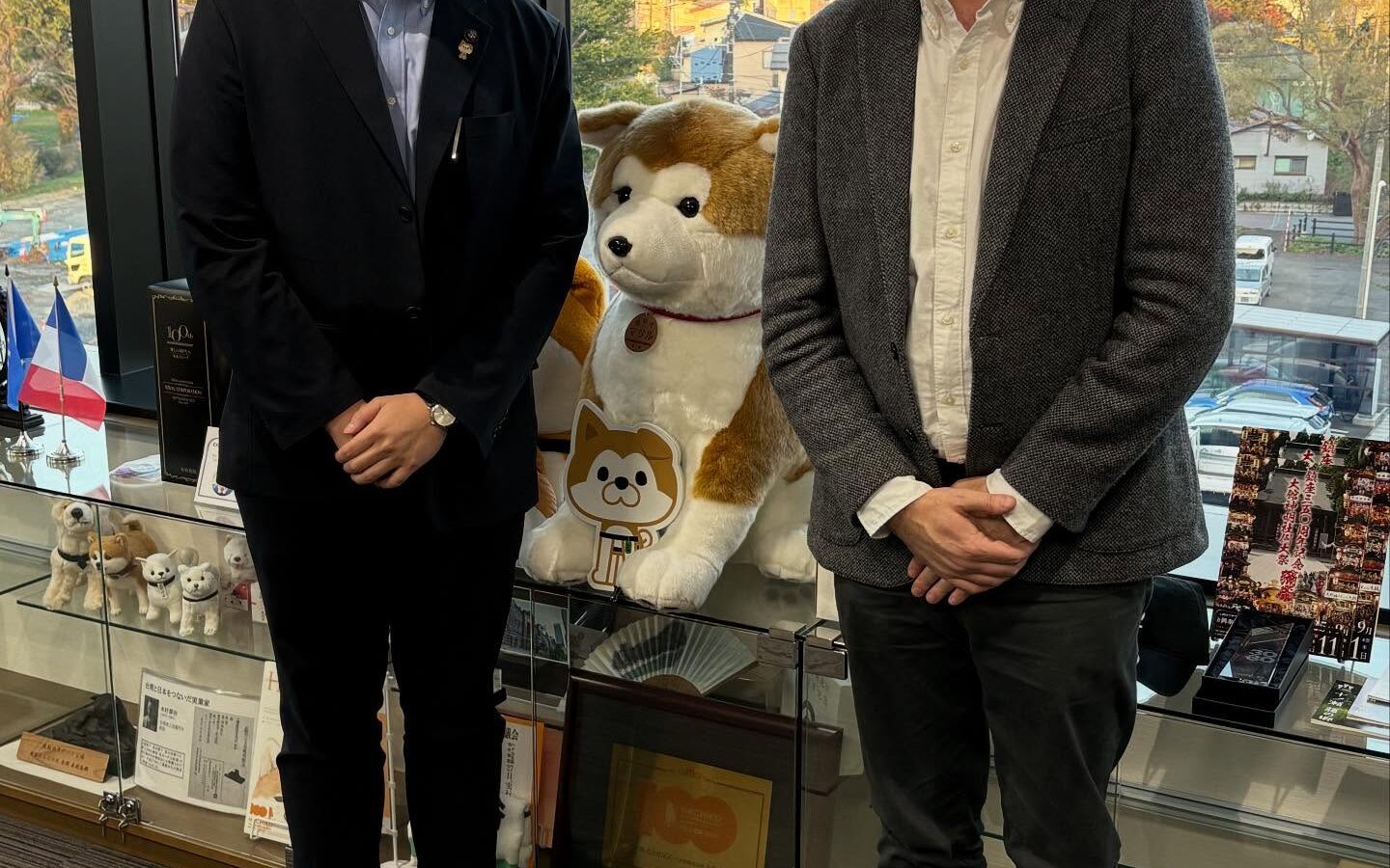 イェール大学政治学部の助教授が大館市を訪問されました。
