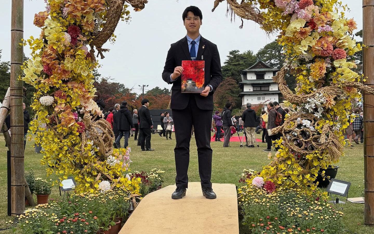 🍁【弘前城菊と紅葉まつり 開会式に出席しました】