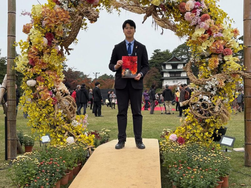 🍁【弘前城菊と紅葉まつり 開会式に出席しました】