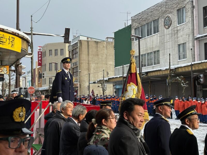 1月4日、「令和8年 大館市消防出初式」を執り行いました。
