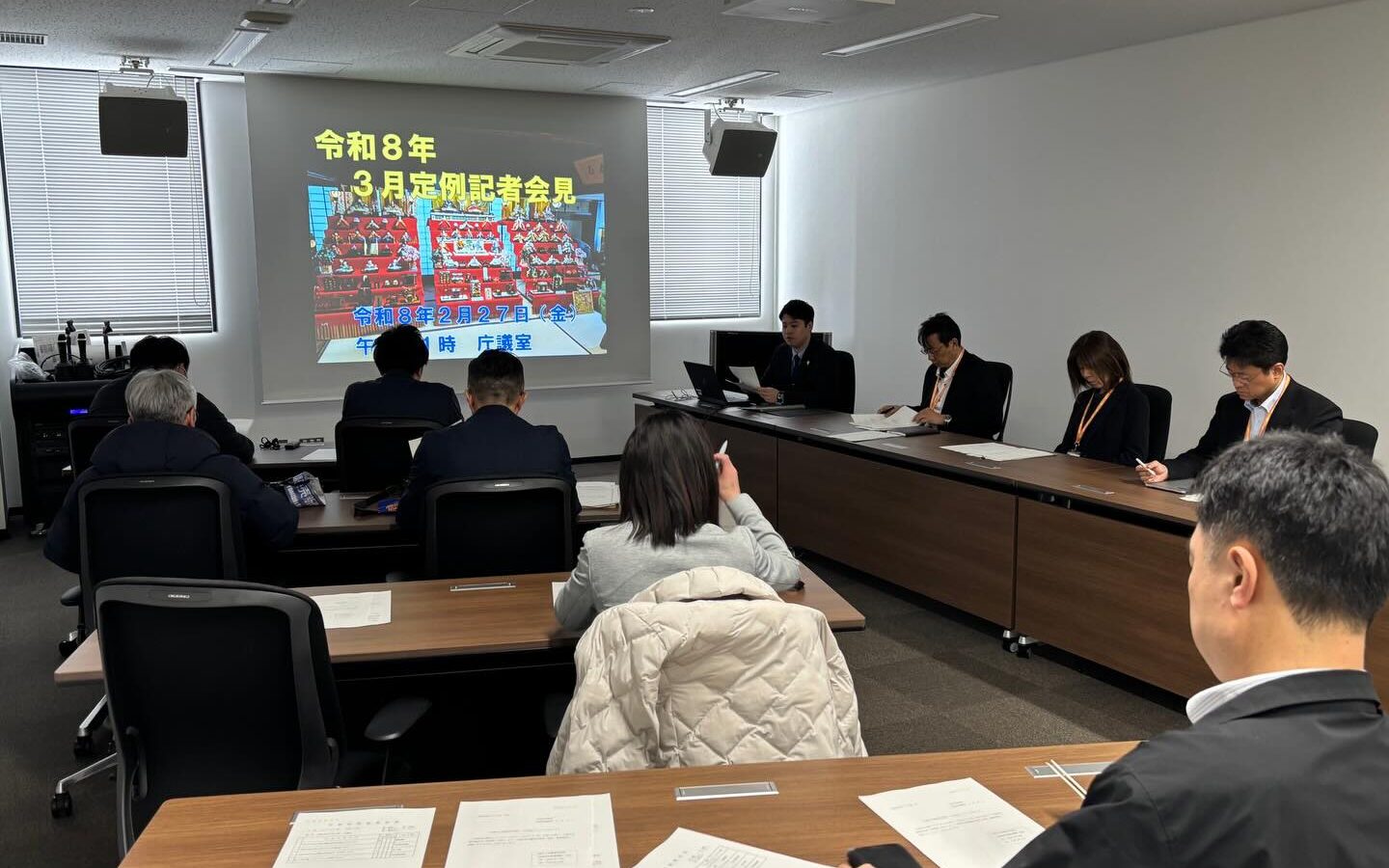 【2月27日 定例記者会見を行いました】