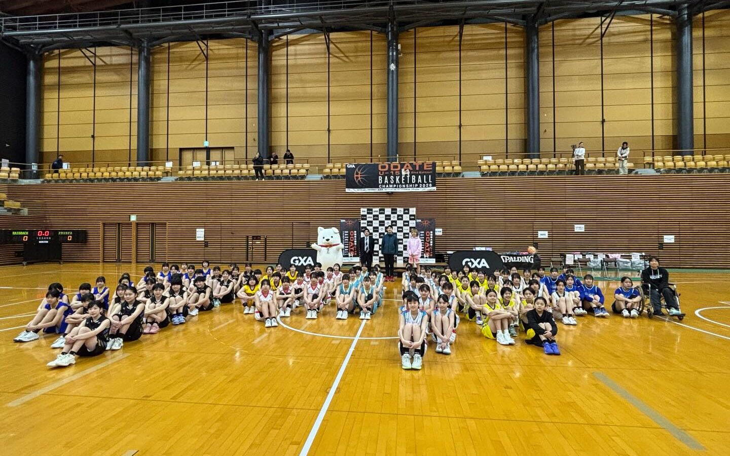 「U-15 大館市バスケットボールカップ2026 女子大会」開会式に出席しました…