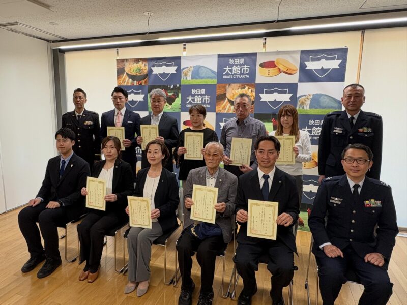自衛官募集相談員の委嘱状交付式でした。