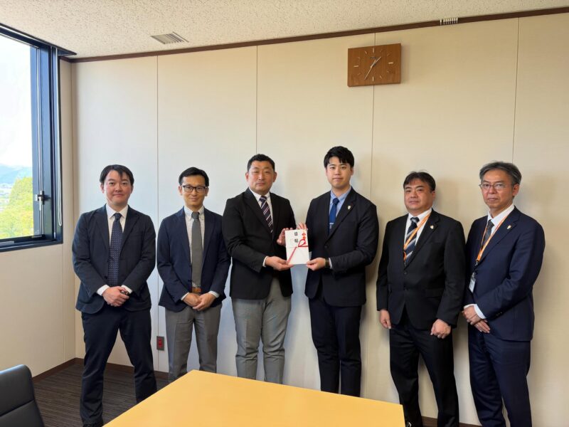 伊藤忠エネクス株式会社様より、企業版ふるさと納税として100万円のご寄付をいただ…