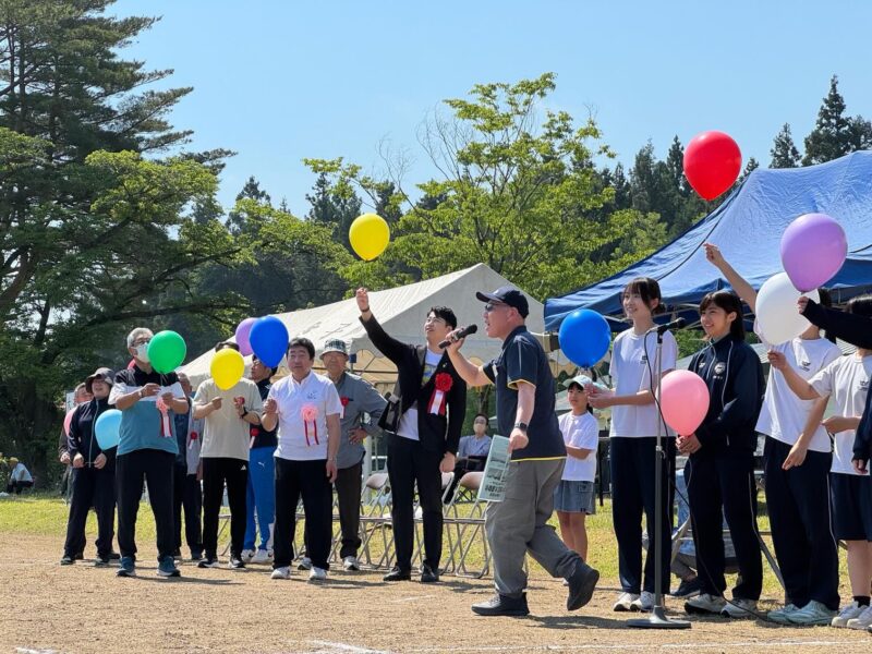 本日は、第50回真中地区大運動会に参加させていただきました。