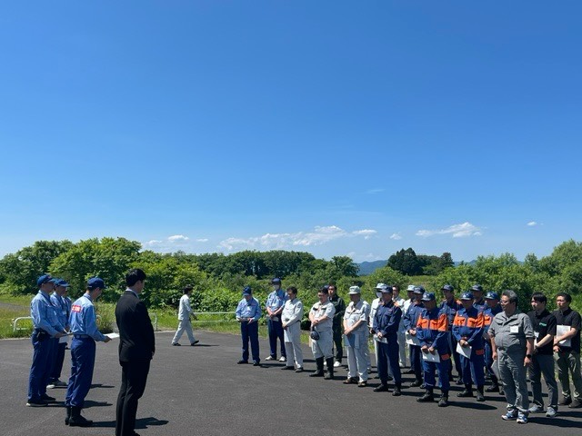 【米代川重要水防箇所合同巡視】