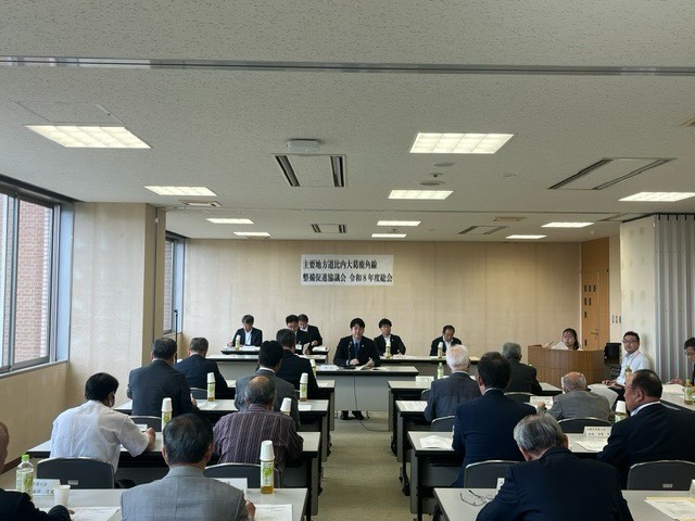 主要地方道比内大葛鹿角線整備促進協議会の総会を開催しました。