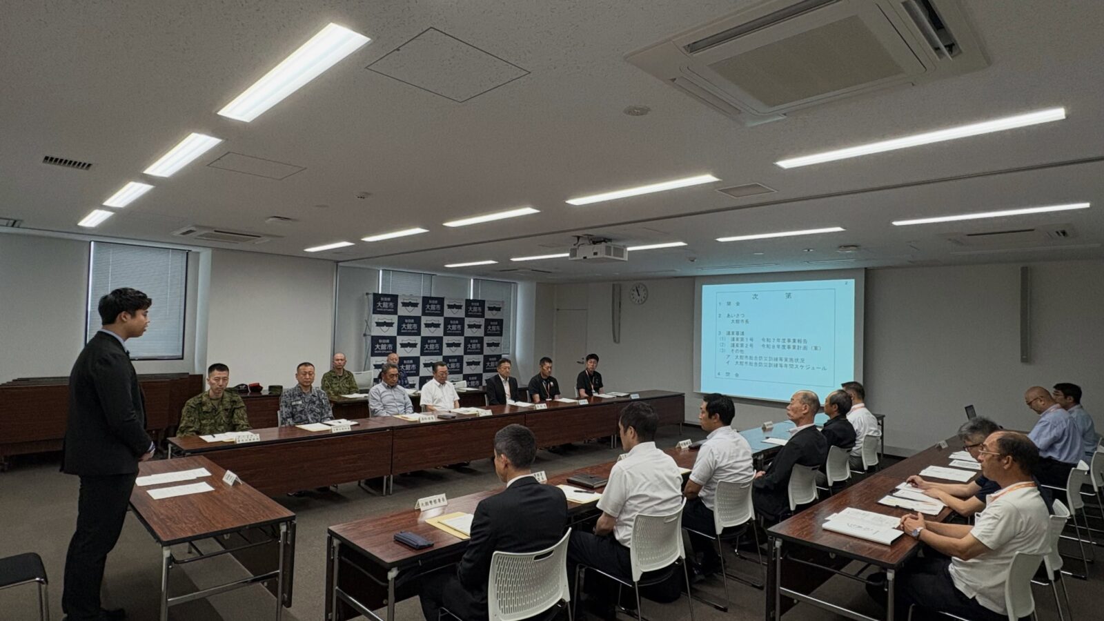 本日は「令和8年度 大館市防災連絡協議会総会」を開催し、自衛隊、警察、消防をはじ…