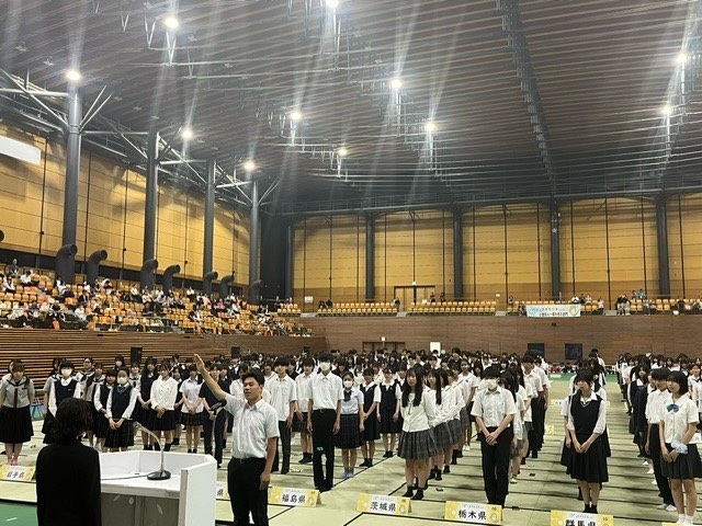 本日、第50回全国高等学校総合文化祭「あきた総文2026」小倉百人一首かるた部門…