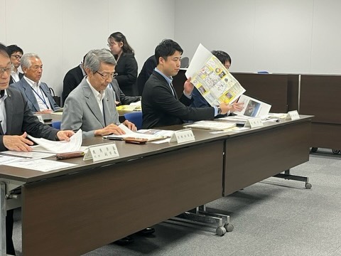 仙台市の東北地方整備局にて、県北地域の自治体・議会・各期成同盟会の皆さんとともに…