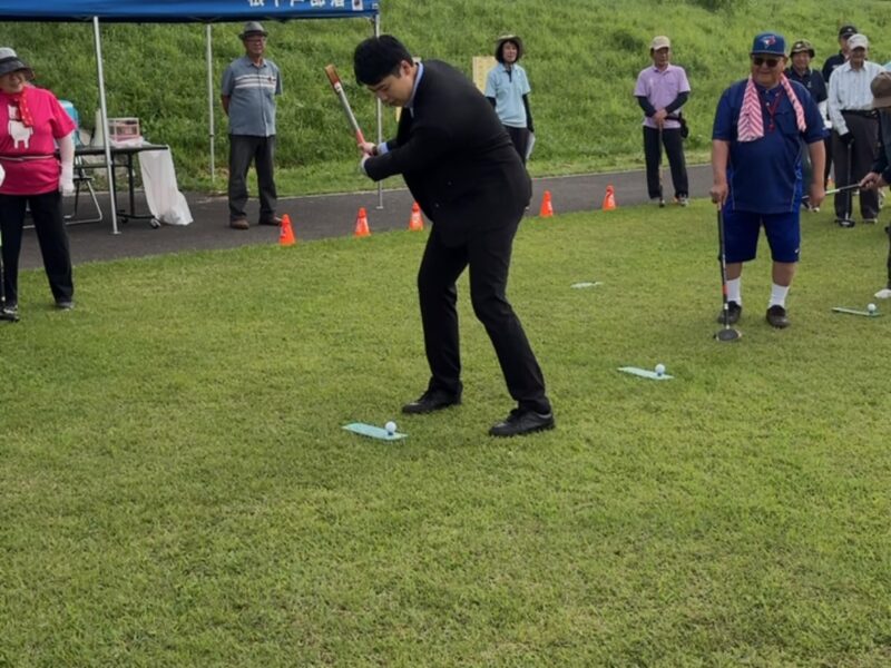 本日、第10回大館市長杯グラウンド・ゴルフ大会に伺いました！