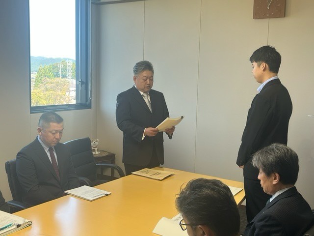 9月30日、大館市小・中学校PTA連絡協議会の皆さまから要望書をいただきました。