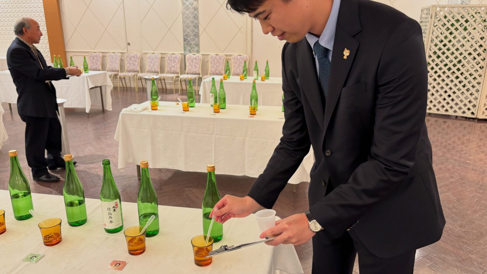北鹿ささの会の利き酒、昨年2/5 → 今年3/5でした🍶